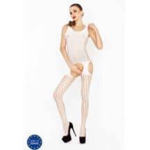 Эротический боди-комбинезон Passion, белый, OS. Нет в наличии Эротический боди-комбинезон Passion, белый, OS