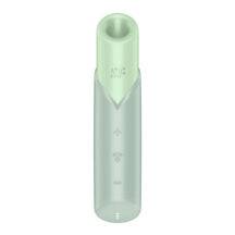 Вакуумный стимулятор клитора Satisfyer Naughty Kiss, зелёный