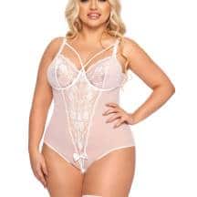 Боди SoftLine Collection Amanda, белый, XL. Нет в наличии Боди SoftLine Collection Amanda, белый, XL