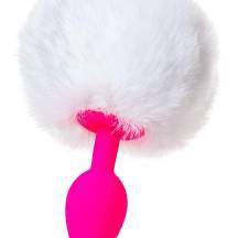 Анальная пробка с хвостом Toyfa ToDo Sweet bunny, розово-белый. Нет в наличии Анальная пробка с хвостом Toyfa ToDo Sweet bunny, розово-белый