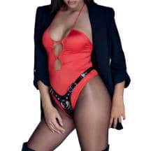 Трусики для страпона Strap-On-Me Leatherette Harness Fabulous OS, чёрные