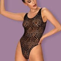 Боди Obsessive B 127 teddy, Чёрный, S/M/L Боди Obsessive B 127 teddy, Чёрный, S/M/L