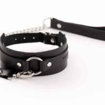 Ошейник с поводком Lady's Arsenal БДСМ арсенал, черный. Нет в наличии Ошейник с поводком Lady's Arsenal БДСМ арсенал, черный