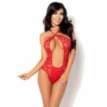 Боди Beauty Night Anthea teddy, Красный, S/M