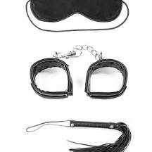 Набор БДСМ LoveToy Deluxe Bondage Kit с плеткой 3 предмета, черный. Нет в наличии Набор БДСМ LoveToy Deluxe Bondage Kit с плеткой 3 предмета, черный