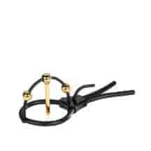 Электрическое кольцо на головку пениса Mystim Plunging Pete со стимулятором для уретры, черный. Нет в наличии Электрическое кольцо на головку пениса Mystim Plunging Pete со стимулятором для уретры, черный