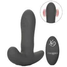 Вибромассажер простаты с двухсторонней осцилляцией и пультом ДУ CalExotics Eclipse Dual Pulsating Probe, темно-серый. Нет в наличии Вибромассажер простаты с двухсторонней осцилляцией и пультом ДУ CalExotics Eclipse Dual Pulsating Probe, темно-серый