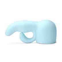 Насадка для вибромассажера Le Wand Dual утяжеленная, голубая. Нет в наличии Насадка для вибромассажера Le Wand Dual утяжеленная, голубая