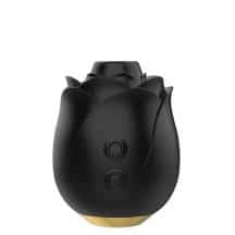 Вакуумный стимулятор клитора Fifty Shades of Grey Rose Hearts & Flowers, черный