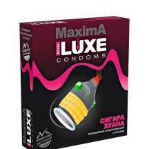 Презерватив Luxe Maxima Сигара Хуана с усиками и шариками, 1 шт