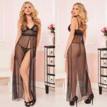 Пеньюар с Кружевным Лифом EXQUISITE и Стринги - L. Нет в наличии Пеньюар с Кружевным Лифом EXQUISITE и Стринги - L