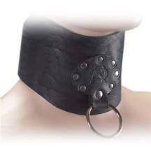 Ошейник фигурный без подкладки Подиум, черный