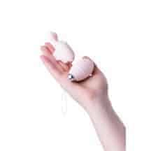 Виброяйцо и вибронасадка на палец Jos Vita, пудровые. Нет в наличии Виброяйцо и вибронасадка на палец Jos Vita, пудровые