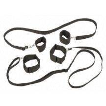 Набор для фиксации на кровать Lola Games Bondage Collection, черный Набор для фиксации на кровать Lola Games Bondage Collection, черный