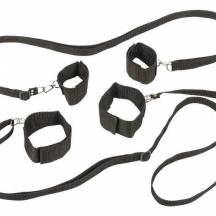 Набор для фиксации на кровать Lola Games Bondage Collection, черный