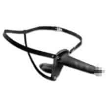 Страпон с вагинальной стимуляцией Pipedream Double Penetrix Strap On, черный Страпон с вагинальной стимуляцией Pipedream Double Penetrix Strap On, черный