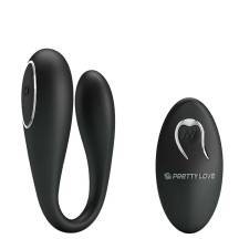 Вибратор для пар Pretty Love Algernon с пультом ДУ, черный. Нет в наличии Вибратор для пар Pretty Love Algernon с пультом ДУ, черный