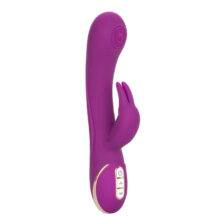 Вибратор-кролик с пульсацией CalExotics Jack Rabbit Thumping, фиолетовый
