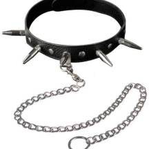 Ошейник с шипами черный. Нет в наличии Ошейник с шипами черный