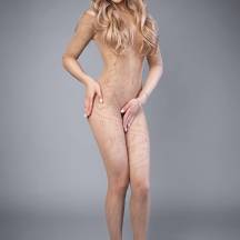 Комбинезон Le Frivole Impulse телесный с открытыми плечами, S/L