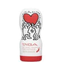 Мастурбатор Tenga Keith Haring Original Vacuum Cup, белый Мастурбатор Tenga Keith Haring Original Vacuum Cup, белый