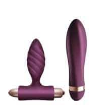 Набор Rocks-Off Climaximum Desire вибратор и анальная пробка, фиолетовый. Нет в наличии Набор Rocks-Off Climaximum Desire вибратор и анальная пробка, фиолетовый