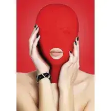 Маска-шлем Shots Ouch Submission Mask, красный