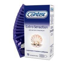 Презервативы Contex №12 Extra Sensation с крупными точками и ребрами. Нет в наличии Презервативы Contex №12 Extra Sensation с крупными точками и ребрами