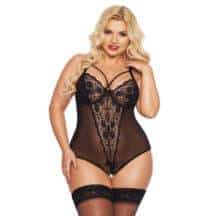 Боди SoftLine Collection Amanda, черый, XXL. Нет в наличии Боди SoftLine Collection Amanda, черый, XXL