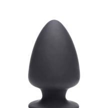 Мягкая анальная пробка XR Brands Squeeze-It Small, черная