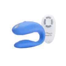 Вибромассажер для пар We-Vibe Match с пультом ДУ, голубой. Нет в наличии Вибромассажер для пар We-Vibe Match с пультом ДУ, голубой