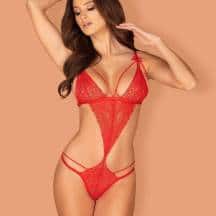 Сексуальный тедди красного цвета Lovlea Obsessive, S/M. Нет в наличии Сексуальный тедди красного цвета Lovlea Obsessive, S/M