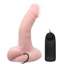 Фаллоимитатор с вибрацией Baile Arbitrariness с выносным пультом ДУ 20 см, телесный. Нет в наличии Фаллоимитатор с вибрацией Baile Arbitrariness с выносным пультом ДУ 20 см, телесный