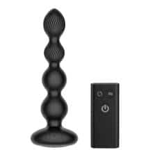 Анальный вибратор-ёлочка Nexus Tornado Probe с ротацией, чёрный