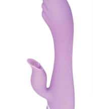 Вибратор-кролик с язычком Evolved Pleasing Petal, сиреневый