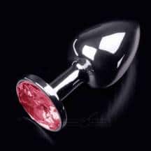 Маленькая анальная пробка с рубиновым кристаллом Пикантные Штучки, серебристый. Нет в наличии Маленькая анальная пробка с рубиновым кристаллом Пикантные Штучки, серебристый