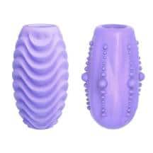 Мастурбатор Baile Pretty Love Romantic двусторонний, фиолетовый