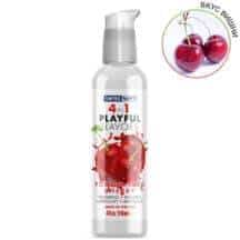 Гель 4 в 1 Swiss Navy Playful Flavors Вишня на водной основе, 118 мл