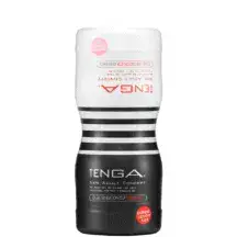 Двухсторонний мастурбатор Tenga Dual Sensation Cup Extremes, черно-белый