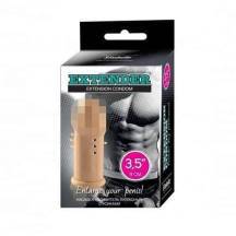 Насадка-удлинитель латексный с усиками Sitabella 9 см, телесный. Нет в наличии Насадка-удлинитель латексный с усиками Sitabella 9 см, телесный