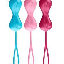 Набор вагинальных шариков Satisfyer Power Balls с переменным центром тяжести, разноцветные. Нет в наличии Набор вагинальных шариков Satisfyer Power Balls с переменным центром тяжести, разноцветные