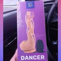 Танцующий фаллоимитатор с вибрацией и ДУ Hot Planet Dancer
