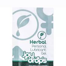 Натуральный гель-лубрикант JoyDrops Herbal на водной основе, 5 мл