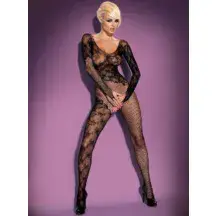 Боди Obsessive Bodystocking F210, размер S/M, цвет черный
