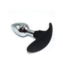 Анальная пробка для ношения Kanikule Small с силиконовым ограничителем, серебристая. Нет в наличии Анальная пробка для ношения Kanikule Small с силиконовым ограничителем, серебристая