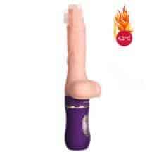 Фрикционный фаллоимитатор с вибрацией, подвижной кожей и нагревом Erocome Auriga, телесный. Нет в наличии Фрикционный фаллоимитатор с вибрацией, подвижной кожей и нагревом Erocome Auriga, телесный