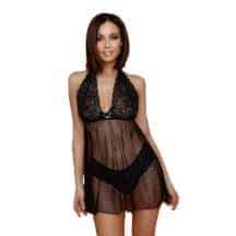 Комплект Amor El Elche эротическое платье и трусики L/XL, черный. Нет в наличии Комплект Amor El Elche эротическое платье и трусики L/XL, черный