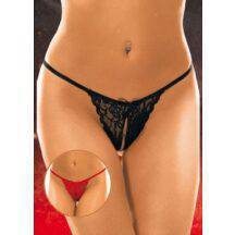 Стринги с разрезиком женские, красные S/L. Нет в наличии Стринги с разрезиком женские, красные S/L