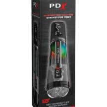 Автоматический мастурбатор PipeDream PDX Elite ViewTube Max View, бесцветный, черный 