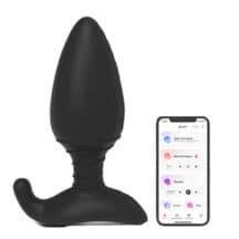 Анальная вибропробка Lovense Hush M, черный. Нет в наличии Анальная вибропробка Lovense Hush M, черный